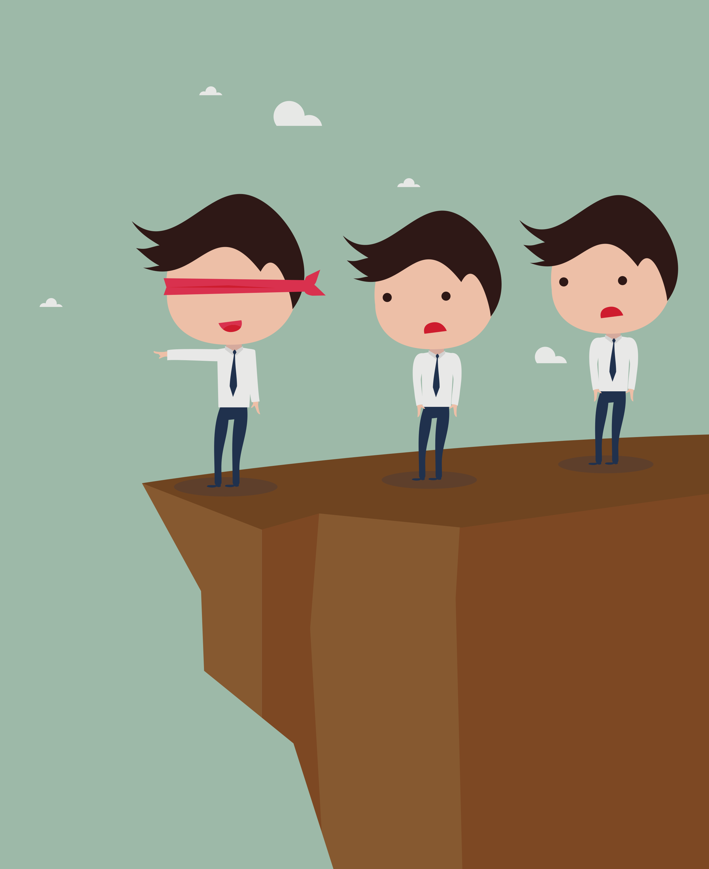 Blindfolded leadership
